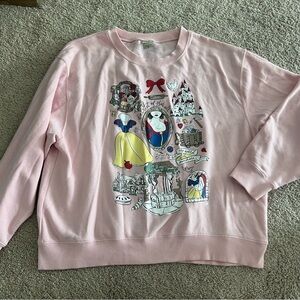🆕 Disney Snow White and the Seven Dwarfs Inspired Crewneck Pullover Sweatshirt